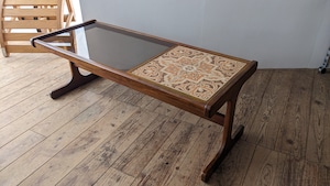Glass & Tiled Top Coffee Table from G-PLAN 1960s　送料込