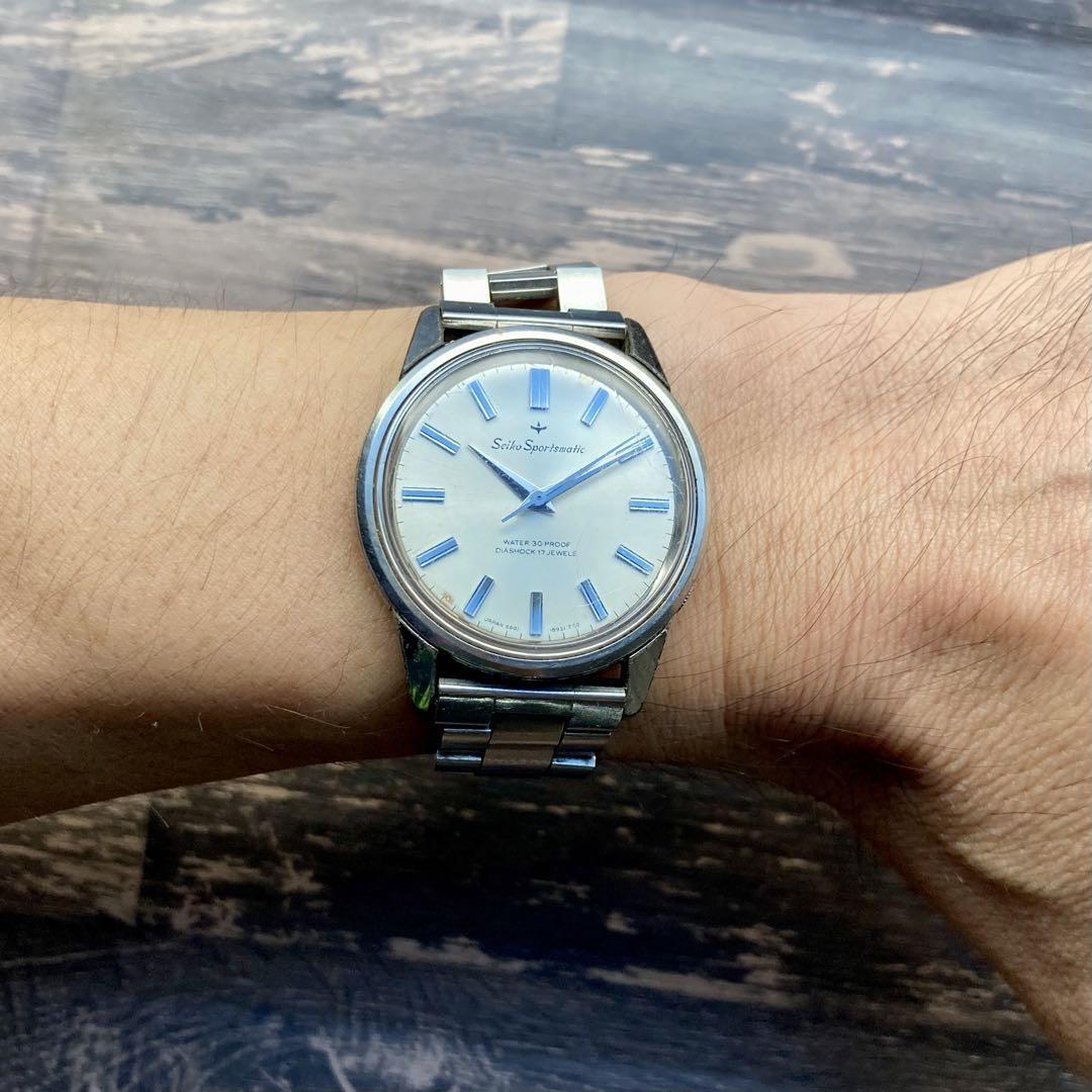 時計415【美品】SEIKO セイコースポーツマチック　メンズ腕時計　自動巻き