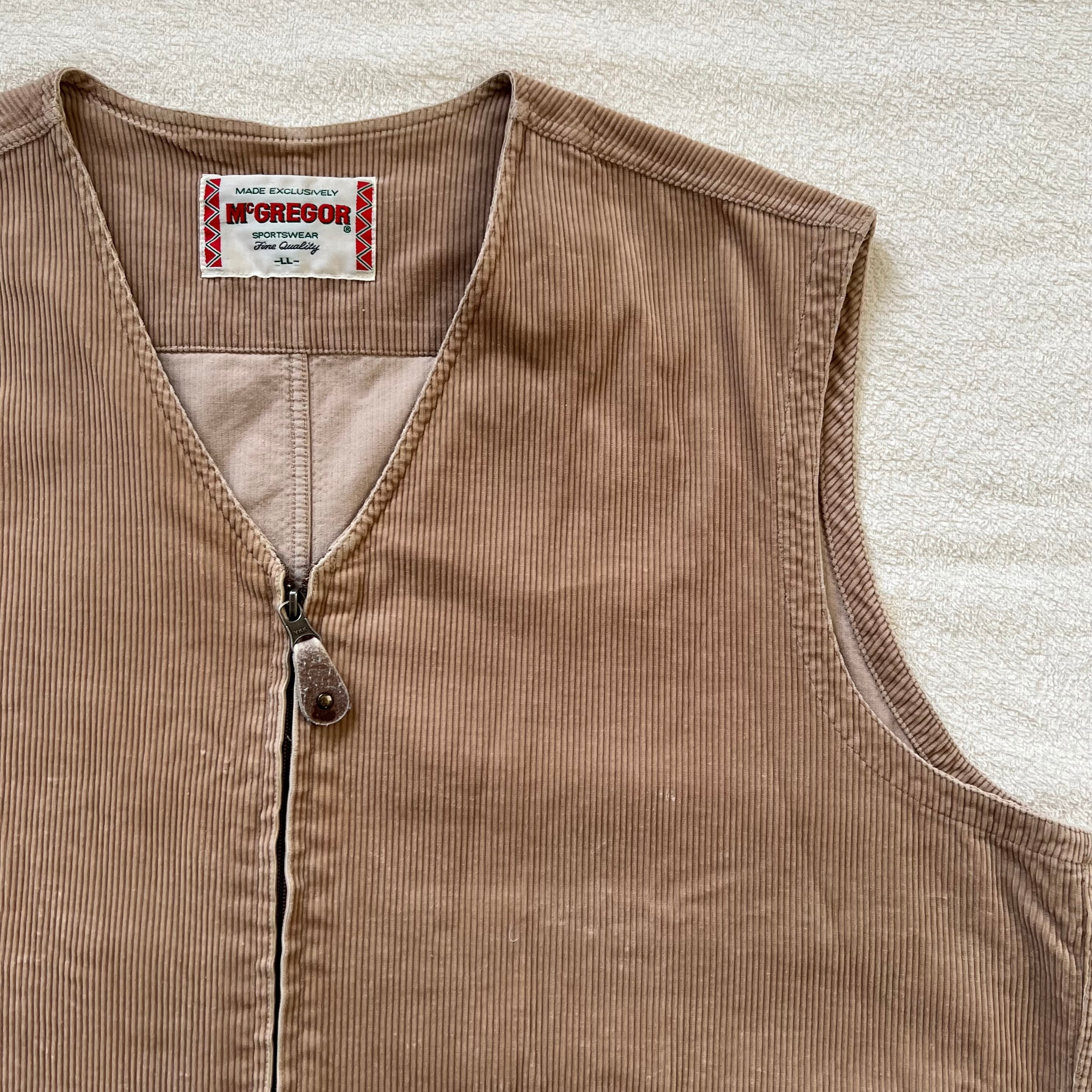 McGREGOR マックレガー コーデュロイ ベスト ジャケット LL XL