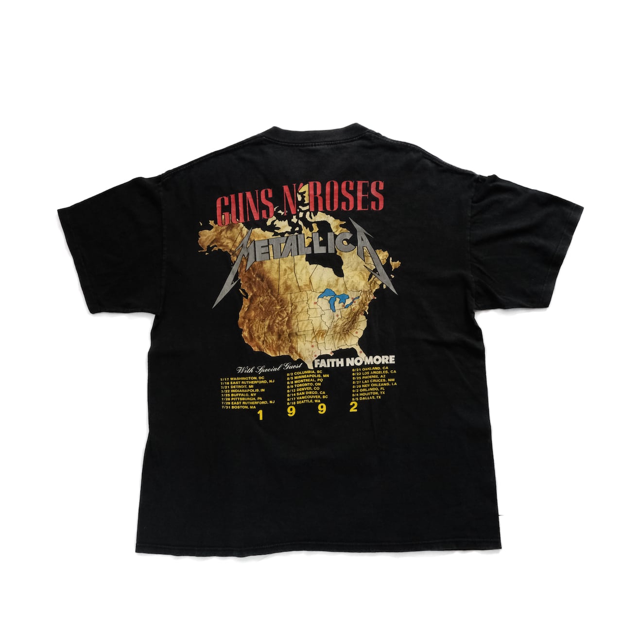 90s USA製 XL GUNSN' ROSES / LLICAツアーT METALLICA×GUNS N'ROSES Tour T-shirt | RM ism FUKUOKA