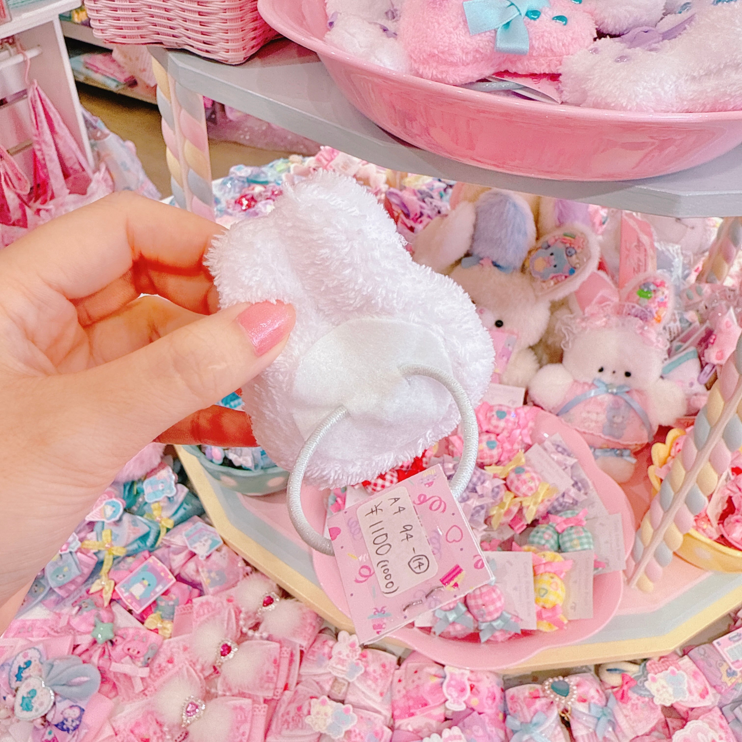 【A4】94-14ぬいぐるみヘアゴム