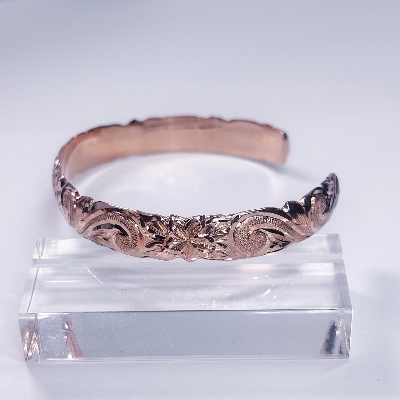 Heritage Bangle-Pink Gold-