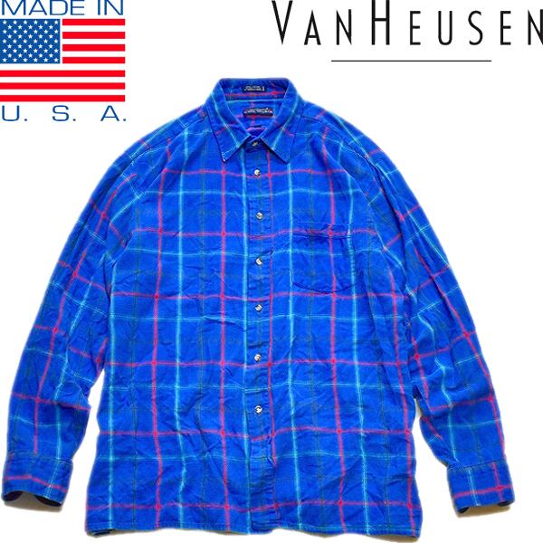 90s usa製 van heusen アメリカ国旗