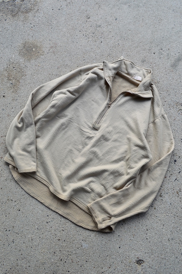 US Army ECWCS GEN3 LEVEL2 POLARTEC Extended Cold Weather Clothing System Half Zip Pile Thermal Fleece 米軍 グリッドフリース サーマルレイヤー コヨーテ XL-LONG