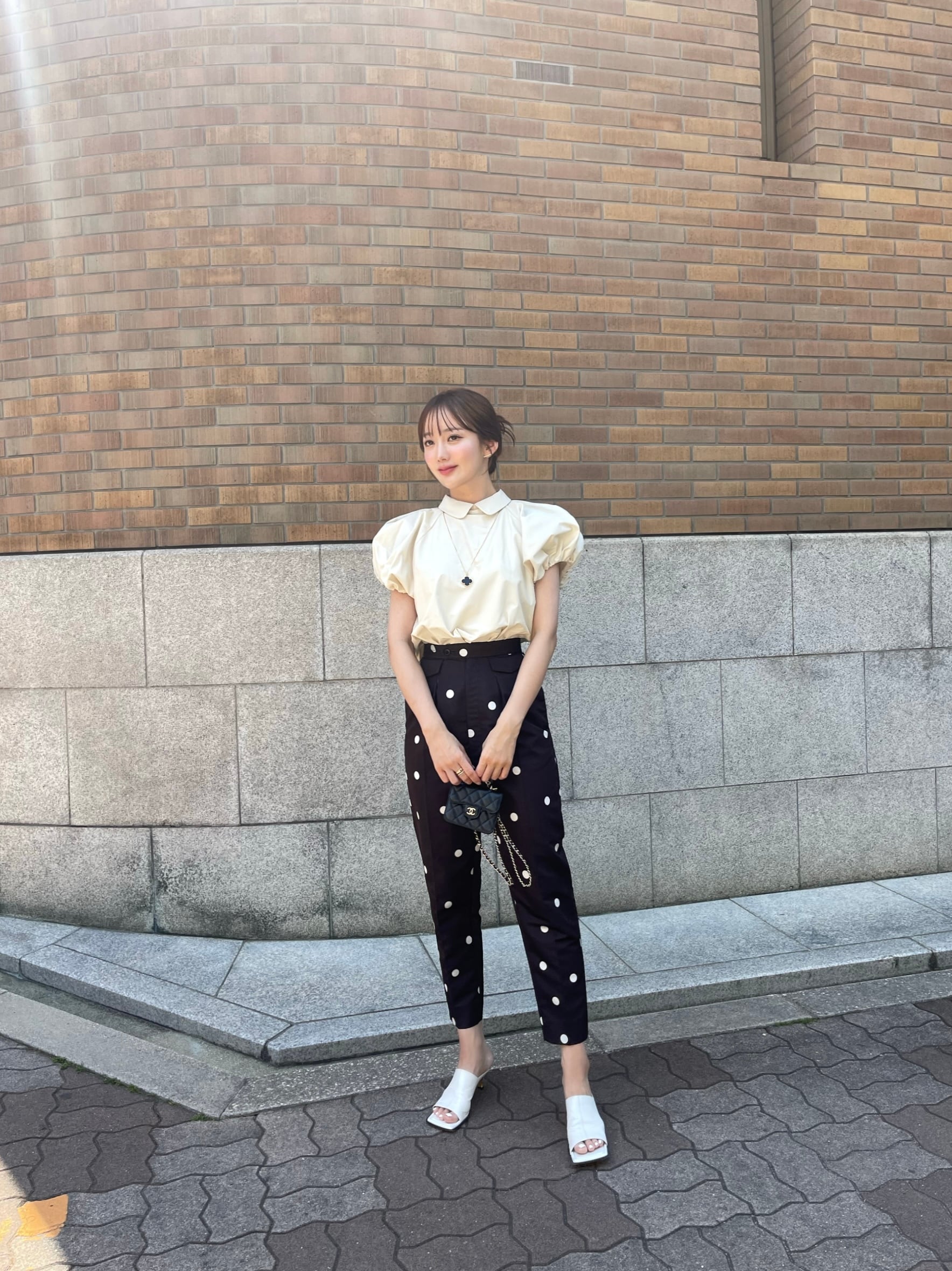 HYEON baby blouse carrot pants セット