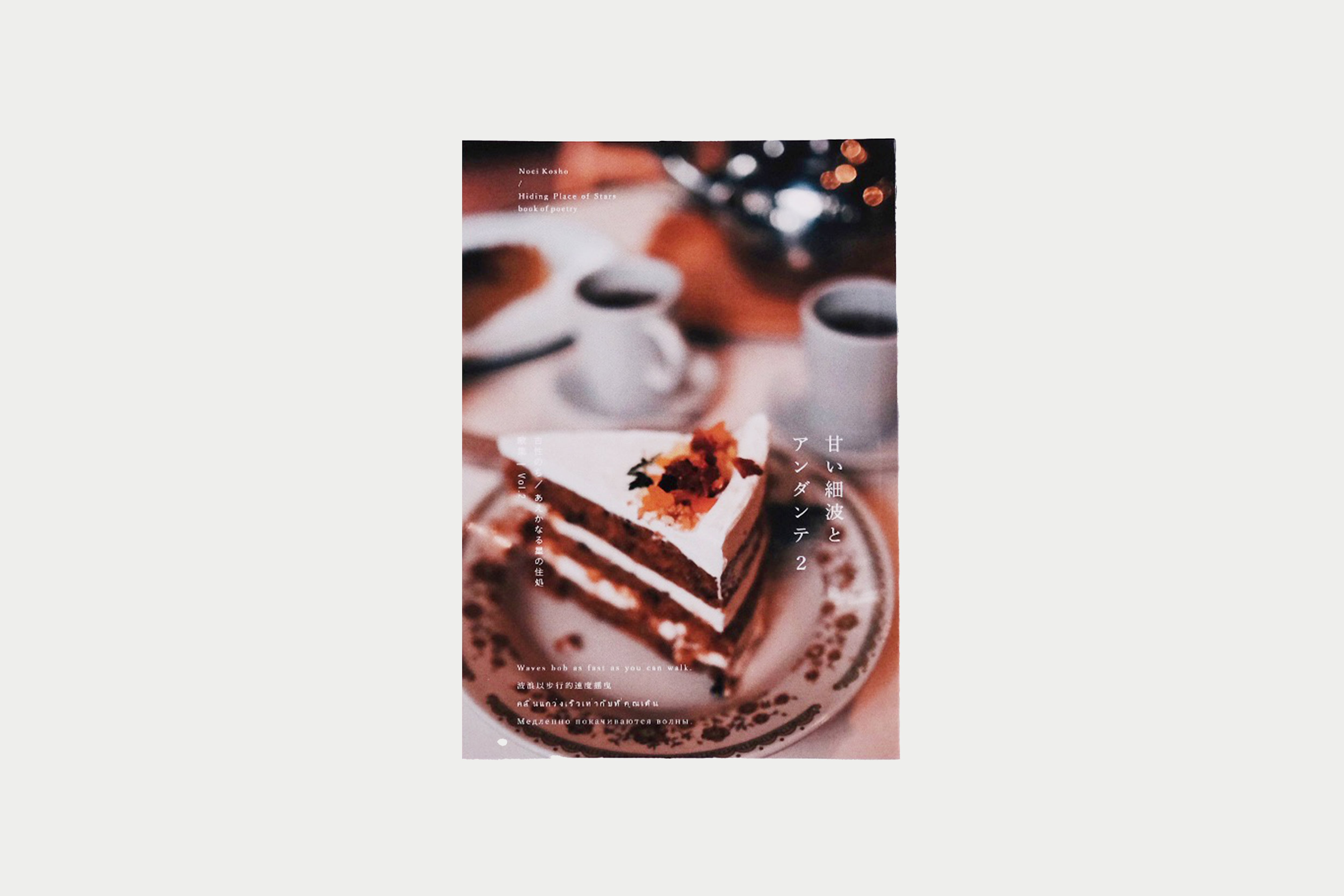 古性のち 短歌集 甘い細波とアンダンテ vol.2 | Noci Kosho shop