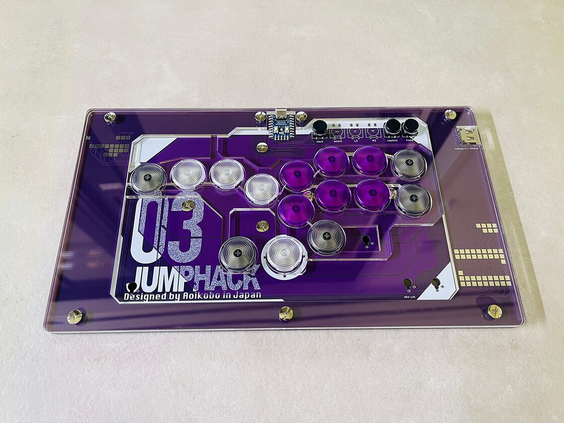 自作キット】JumpHack03第2世代 スト6向けレバーレスコントローラー PC 
