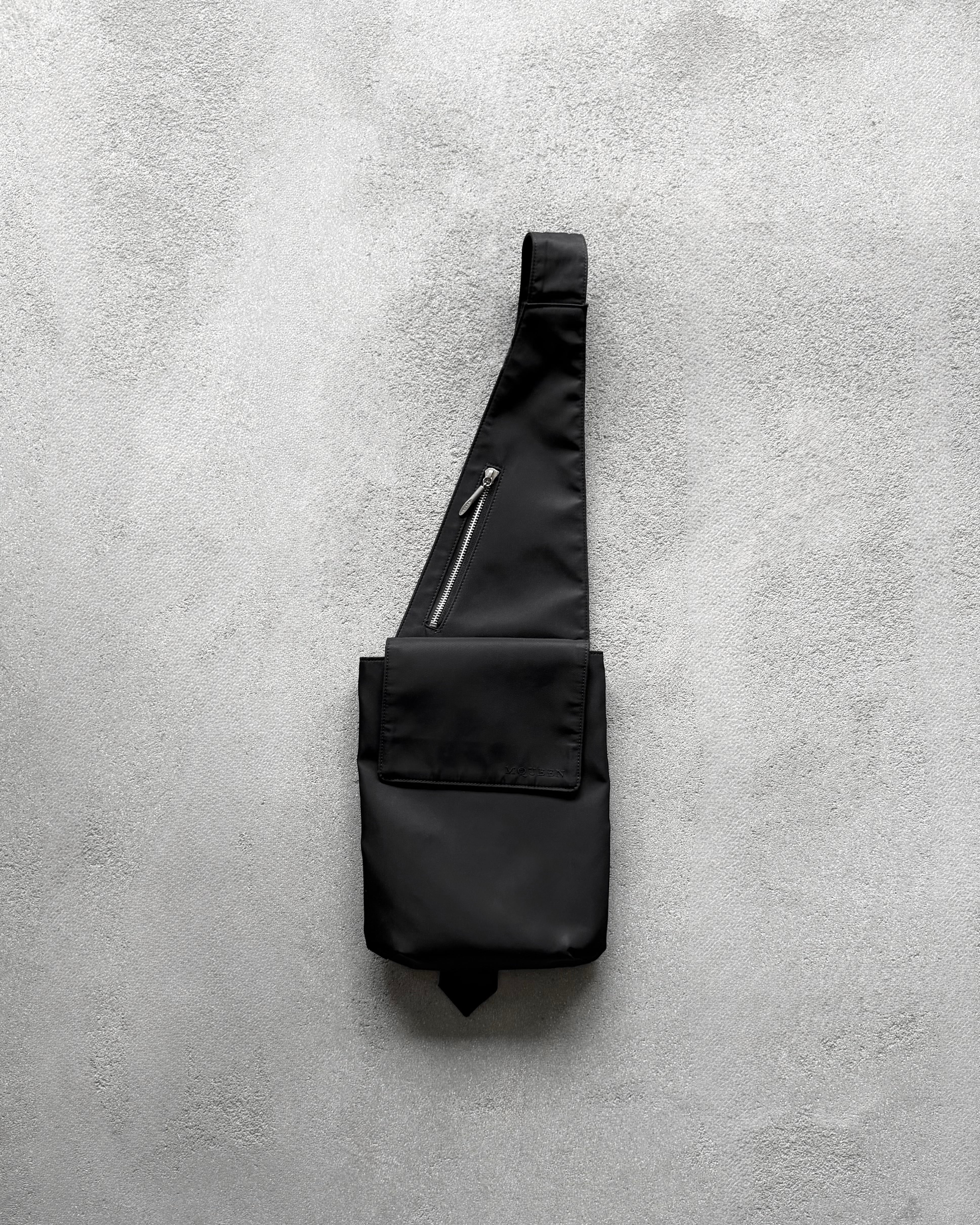 Comme des Garcons Homme Plus faux fur messenger bag | ether