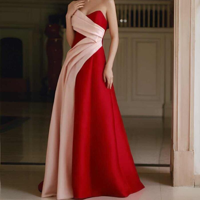 バンドゥイブニングドレス D0228