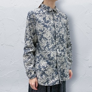 vm pansy print regular shirt