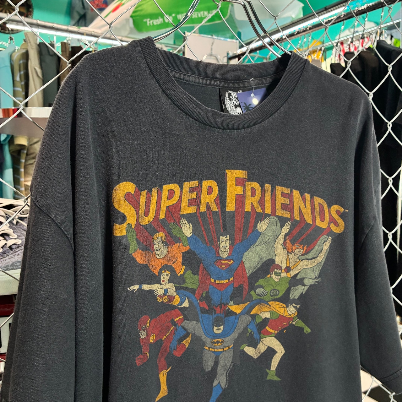 00s ALSTYLE DC WARNER BROS superman ロゴTシャツ