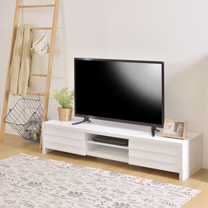 テレビ台 ローボード テレビボード TV台 AVボード テレビ 収納 引き出し ロータイプ ホワイト ナチュラル