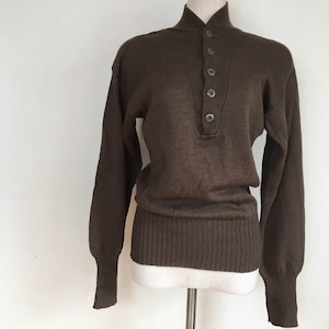80s U.S.ARMY wool knit sweater