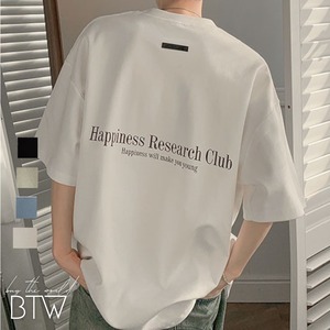 【韓国メンズファッション】バックプリントTシャツ シンプル クール プチプラ ユニセックス サイズ豊富 BW2613
