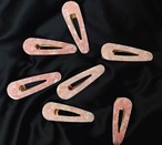 hair clips pink