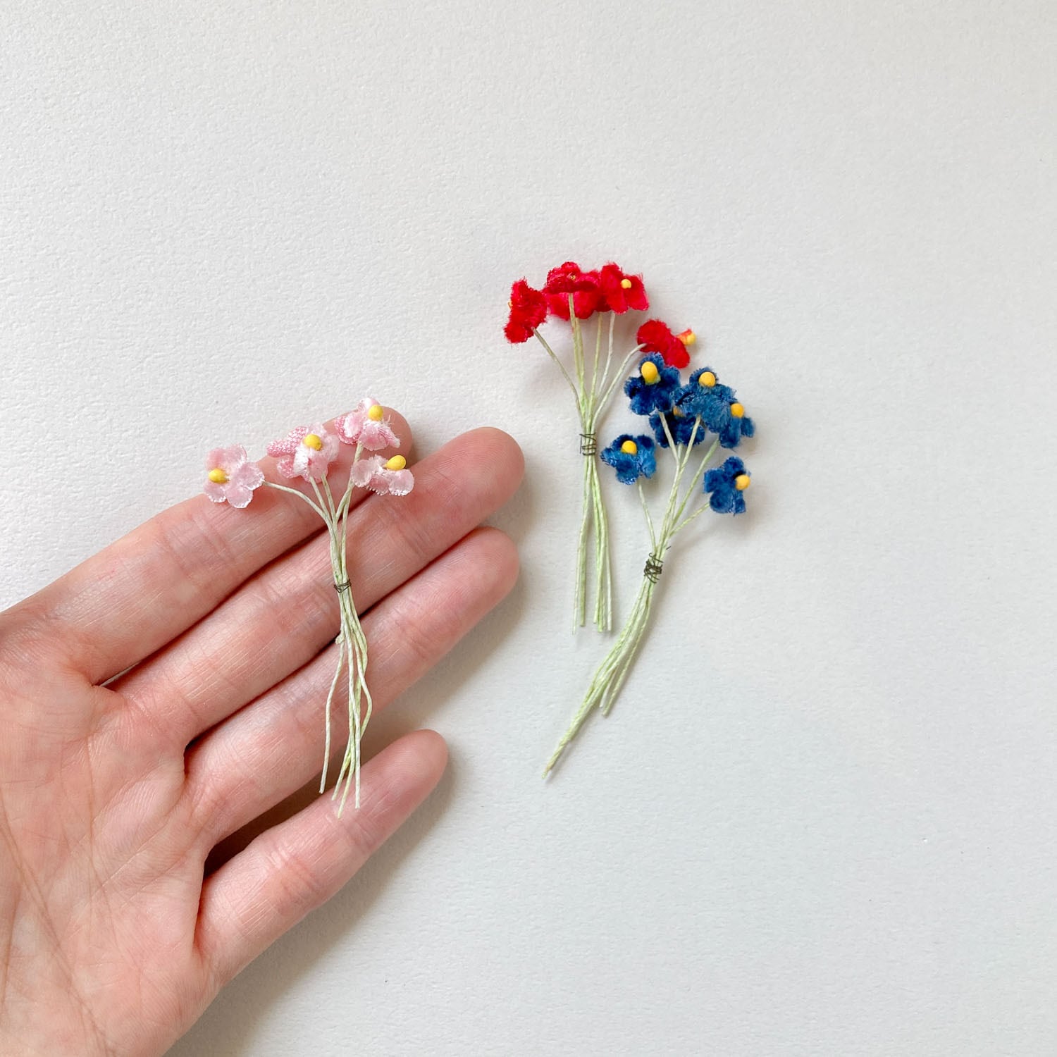 フランスヴィンテージ ベロア布花 | Dua-アクセサリーパーツショップ