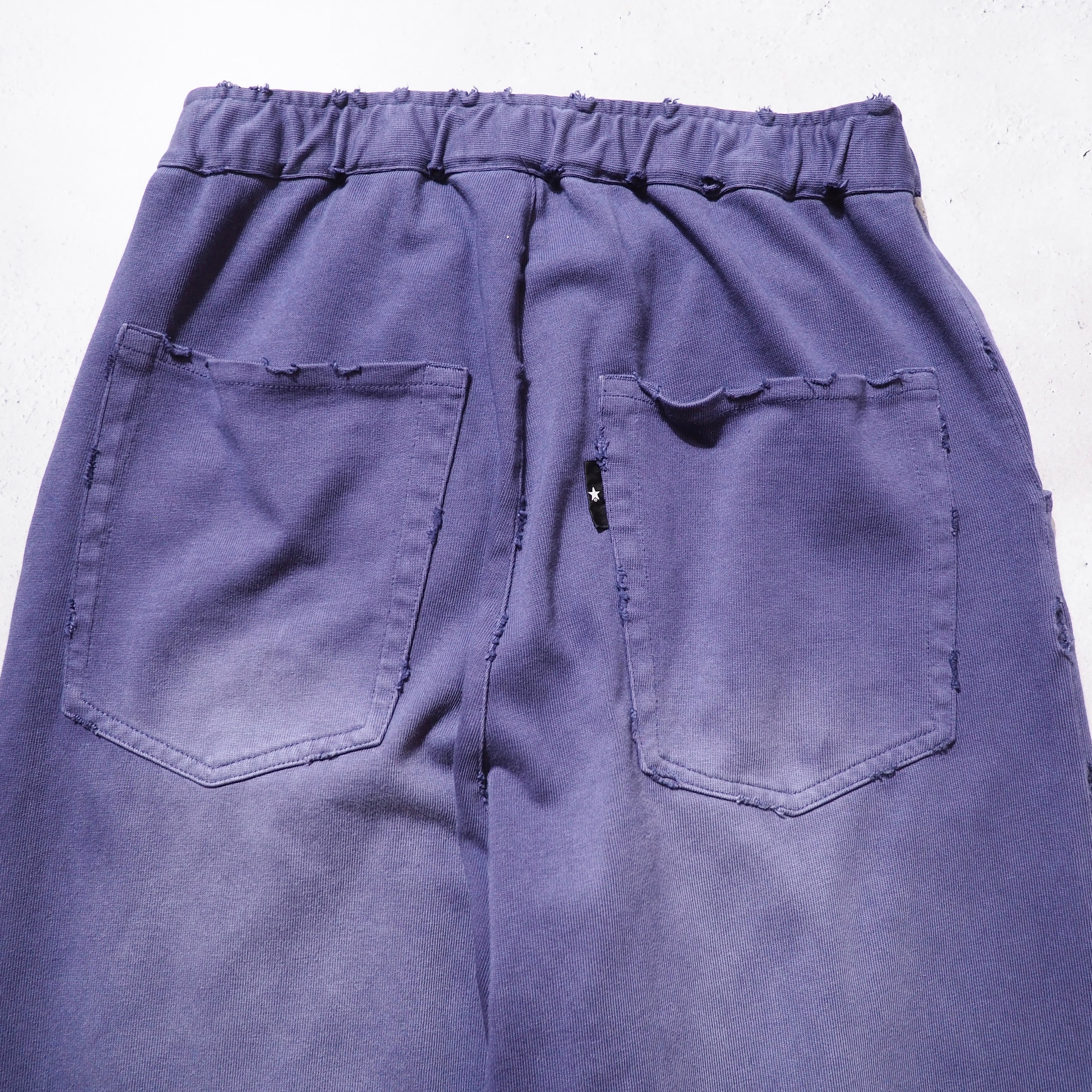 " CONVERSE TOKYO " PIGMENT DYE DISTRESSED Wide sweat pants