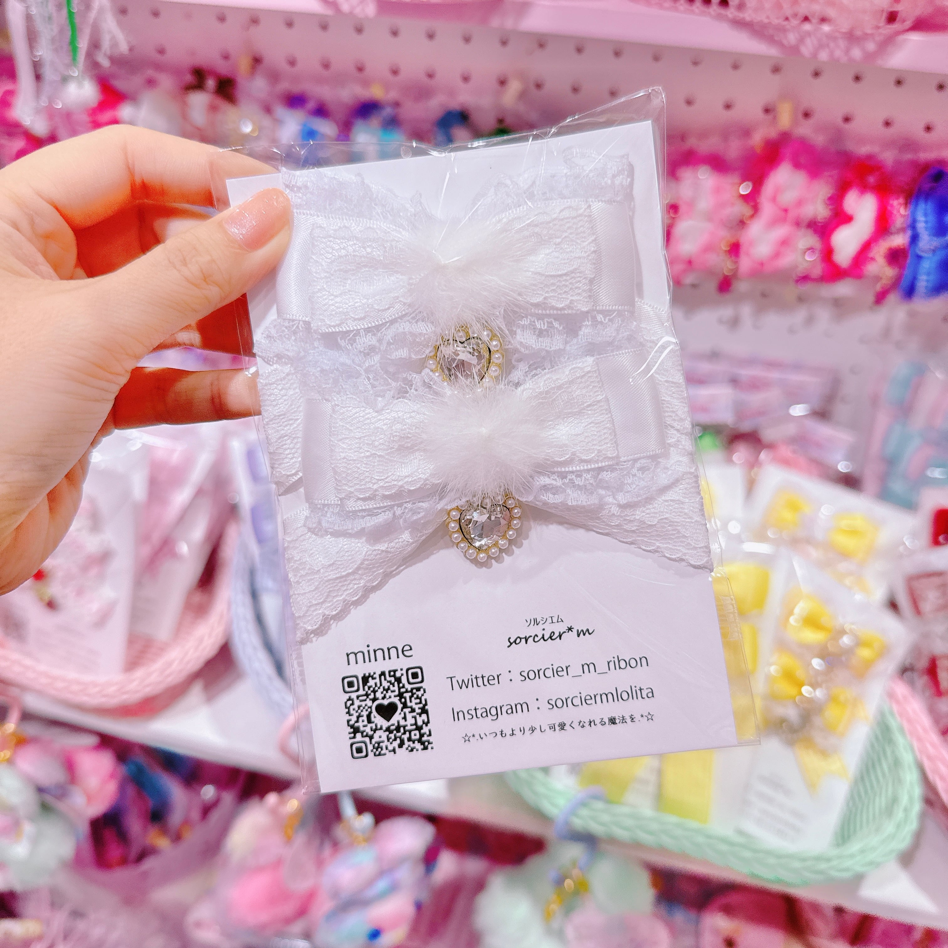 【E10】6-32ツインヘアクリップ