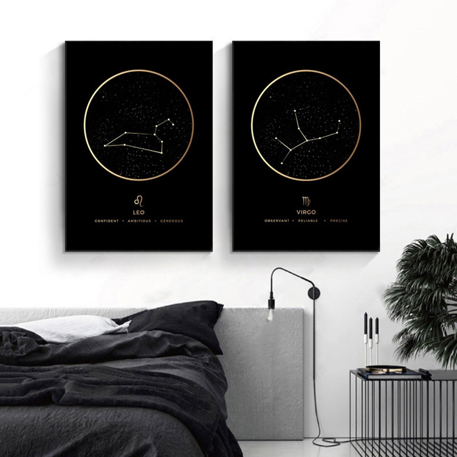 12星座ポスターA3 コットンキャンバス | space products