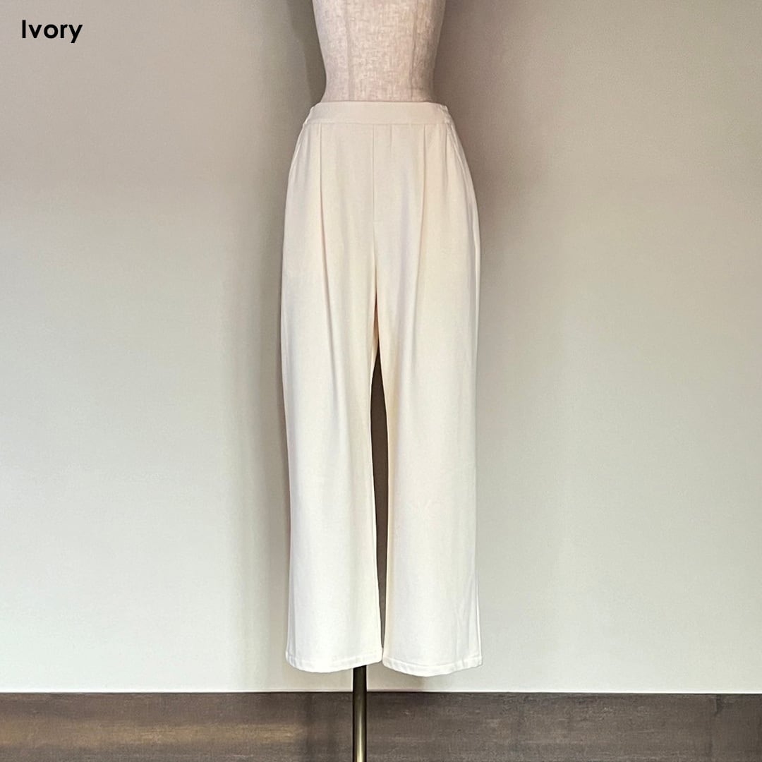 裏起毛ワイドパンツCLOCHE