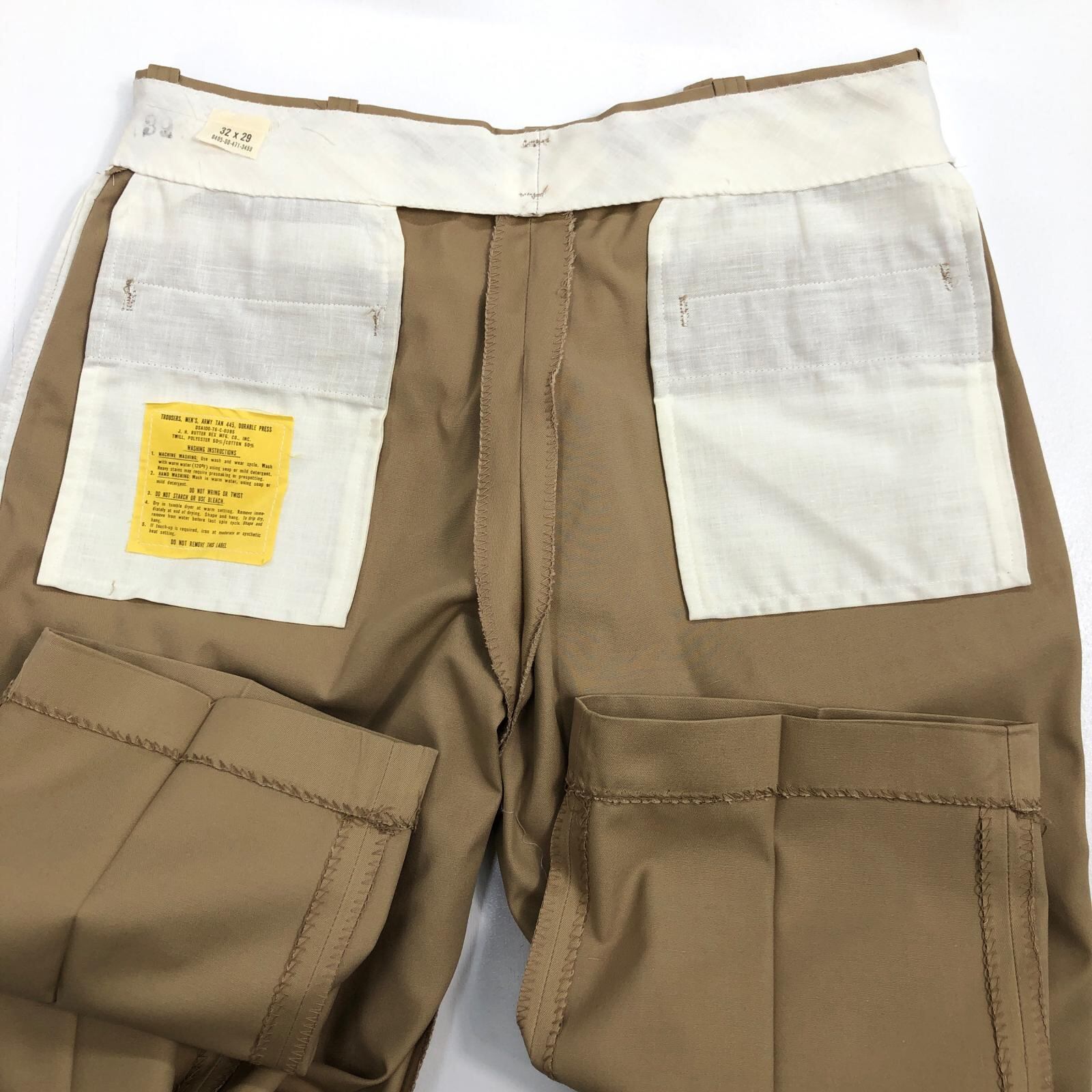 U.S.ARMY アメリカ軍 70年代 TROUSERS MEN'S ARMY 445 DURABLE PRESS