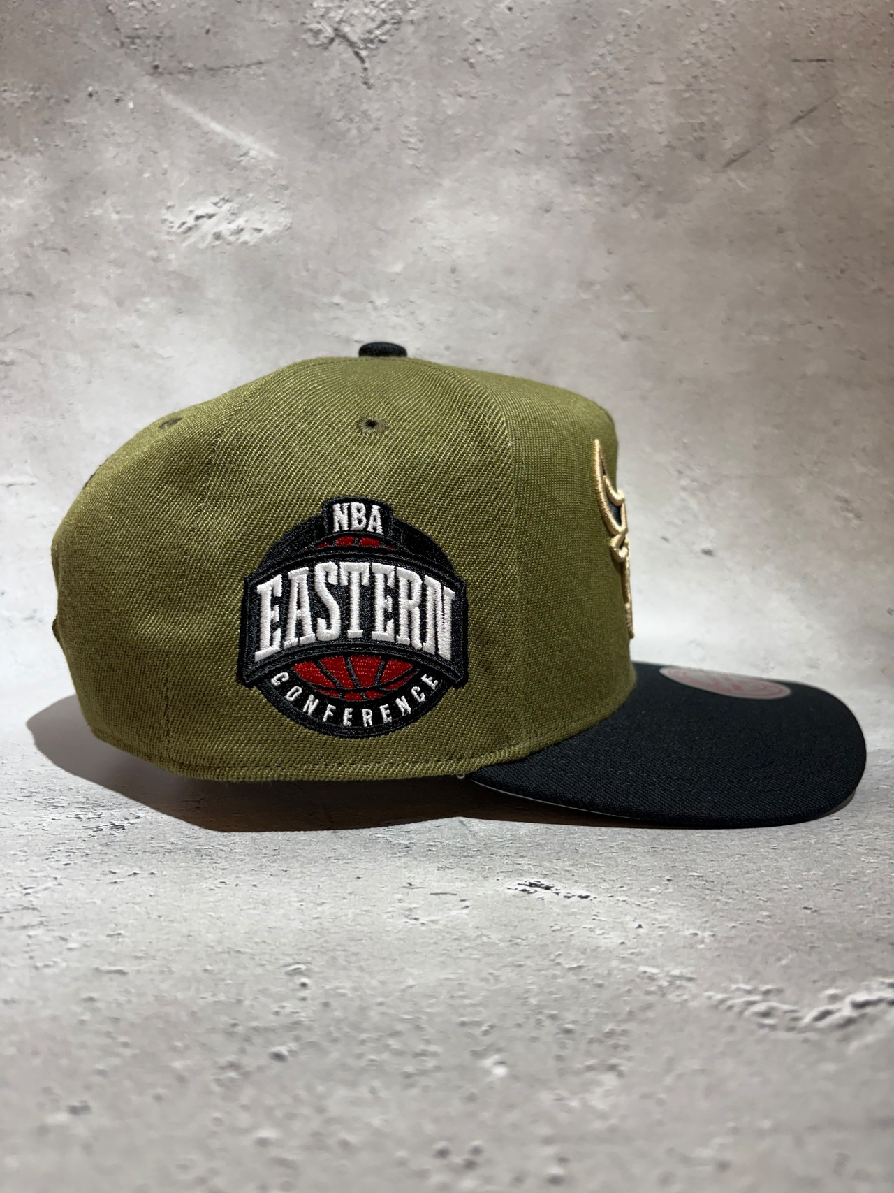 Mitchell＆Ness/ミッチェルアンドネス NBA シカゴ・ブルズ キャップ オリーブ
