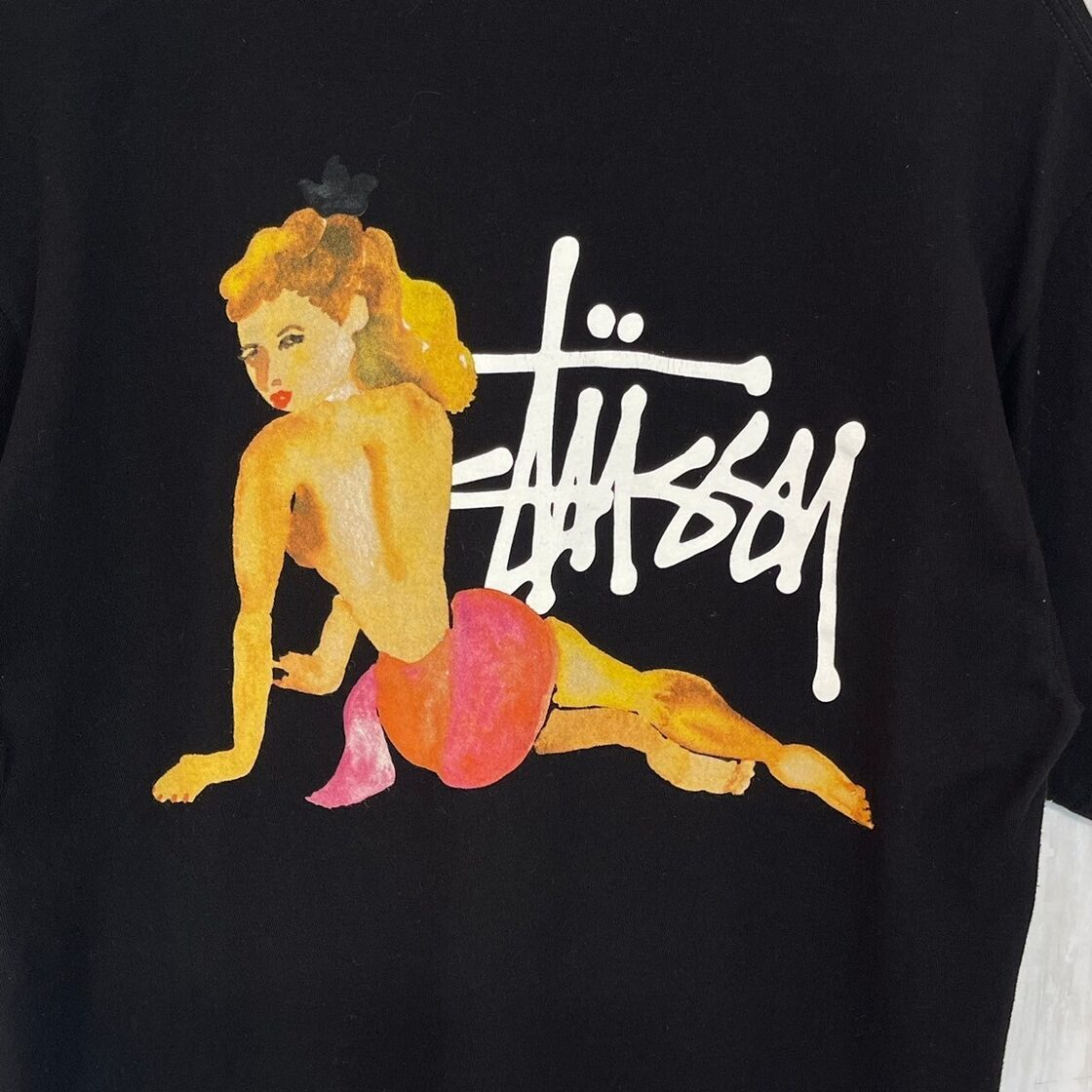 stussy ステューシー Tシャツ バックロゴ プリントロゴ 女の子 | PAY ID
