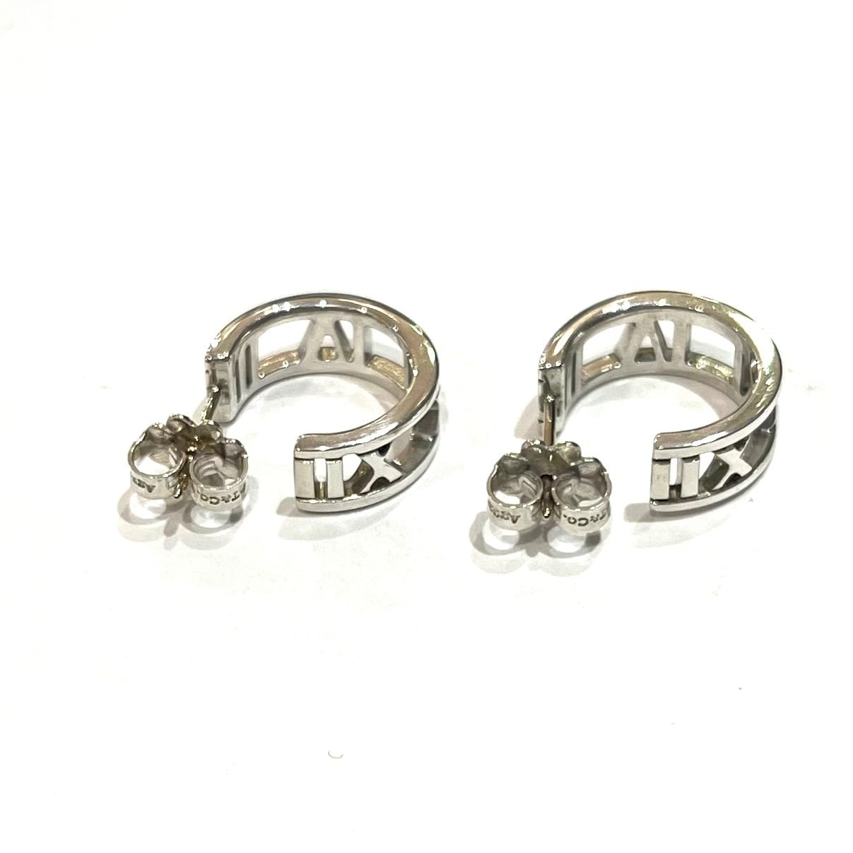 TIFFANY&CO.】ティファニーオープン アトラス ピアス SV925 シルバー