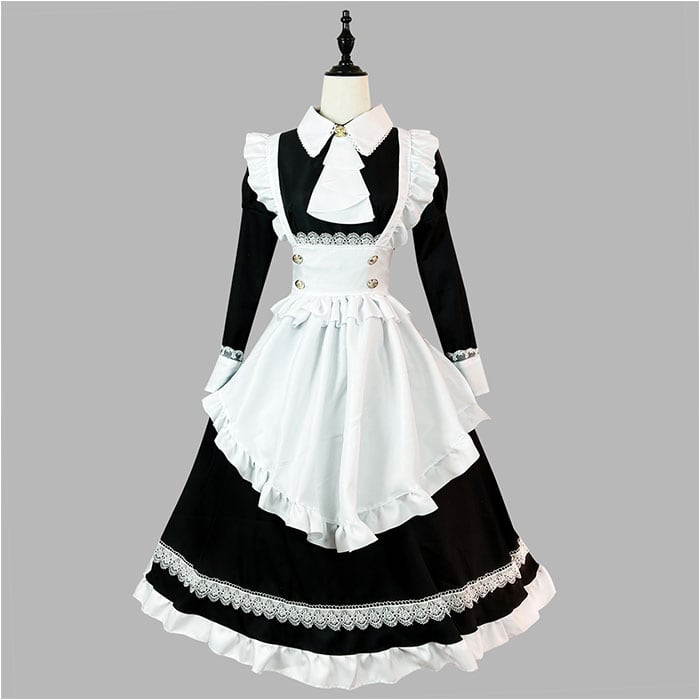 メイド服 可愛い 通販 コスチューム エプロン コスプレ フリル レース