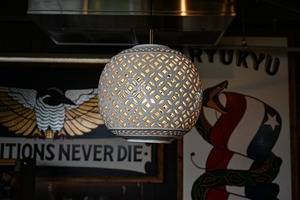 vintage ceramic pendantlight
