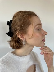 ラブメッセージピアス ( ゴールド / シルバー )