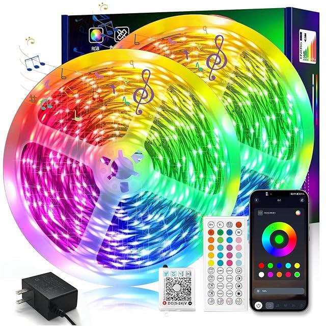 RGB 5m 粒数480/m】ドットレス面発光テープライト LEDSS-COB-TL-24V