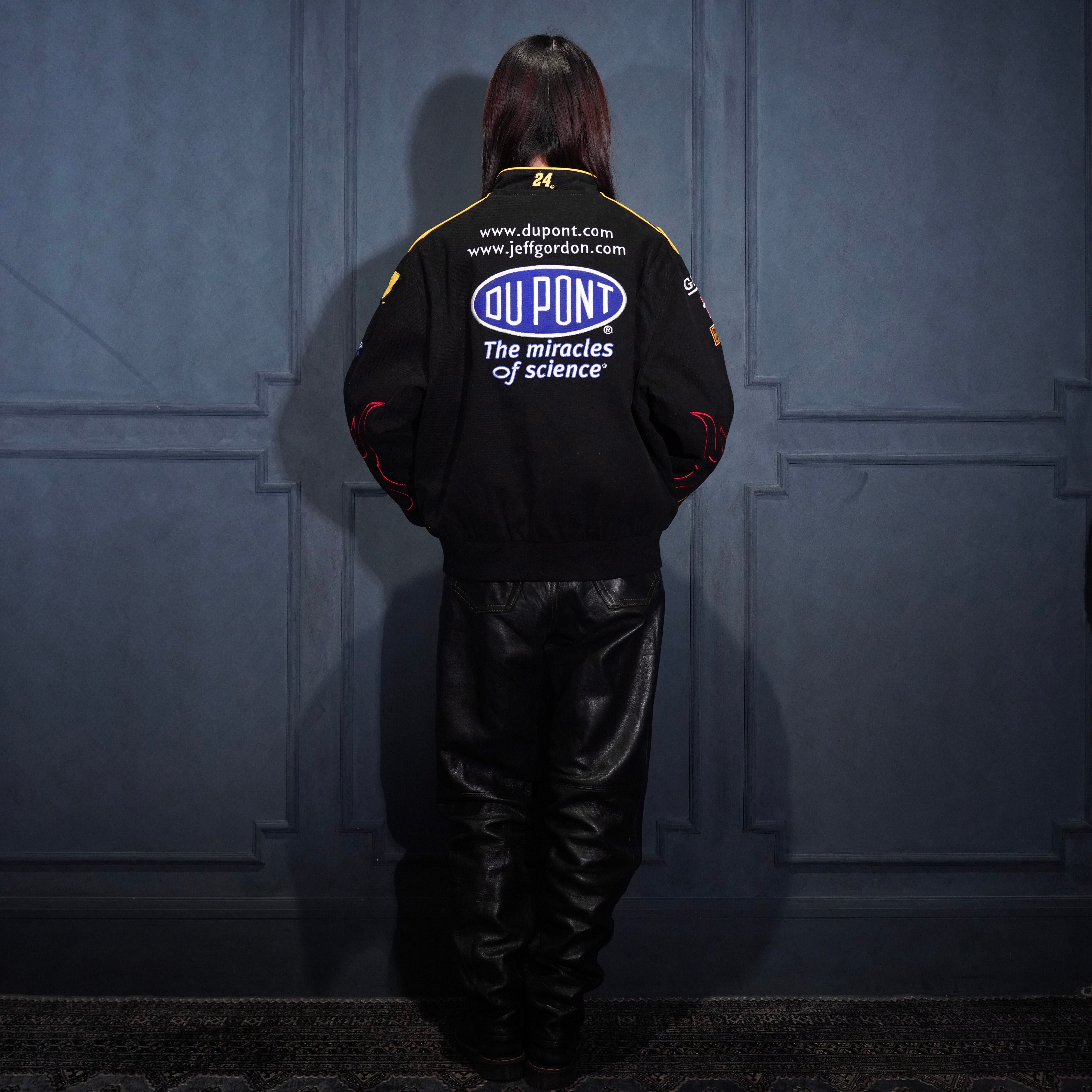 USA VINTAGE JH DESIGN JEFF HAMILTON EMBROIDERY DESIGN RACING