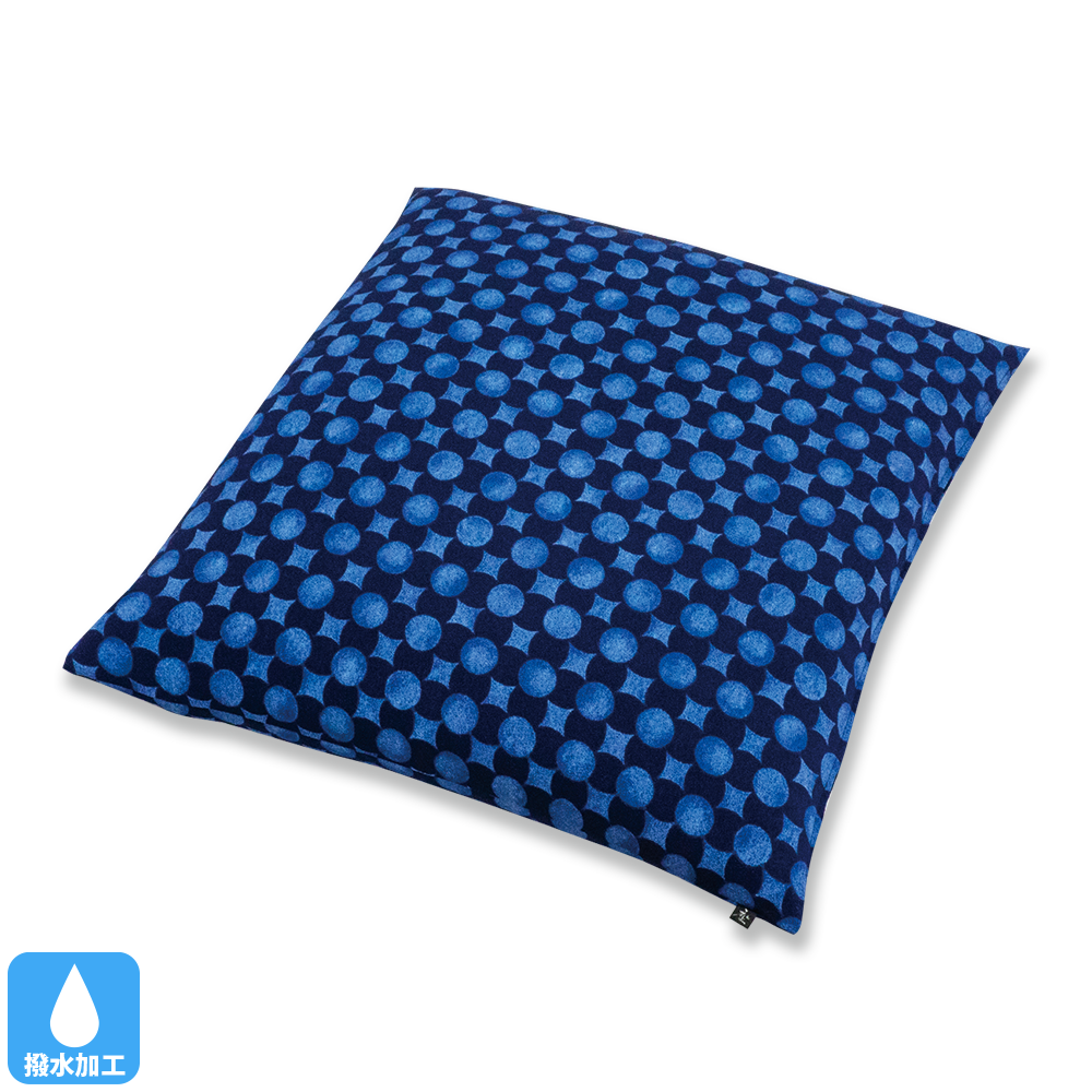 Tabi suru monyo/旅する文様 座布団(カバーのみ)Tsuranaruomoi BB(紺)59×63