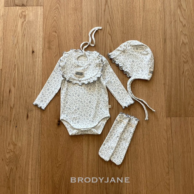 【取寄】brodyjane|baby leaf bodysuit|ベビーリーフボディスーツ|S-M|baby|26 autumn