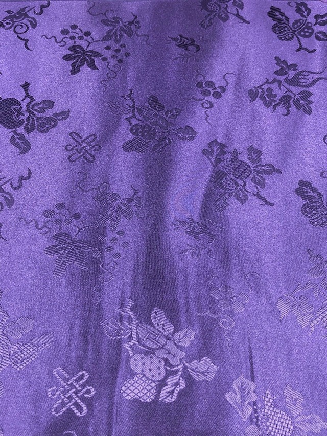  タン（模様入り）紫