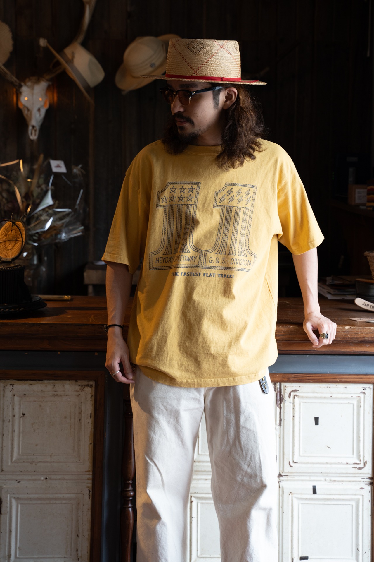 GYPSY & SONS/ 11SASHIKO PRINT TEE