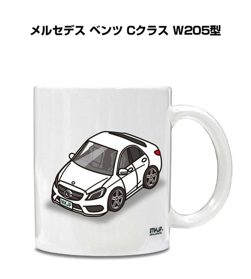 車種別ボディカラーが選べる マグカップ 外車 メルセデス ベンツ Cクラス W205型