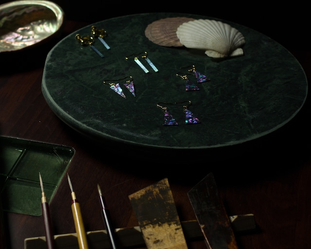 『kihaku』Equilatral triangle　正三角　ピアス・イヤリング