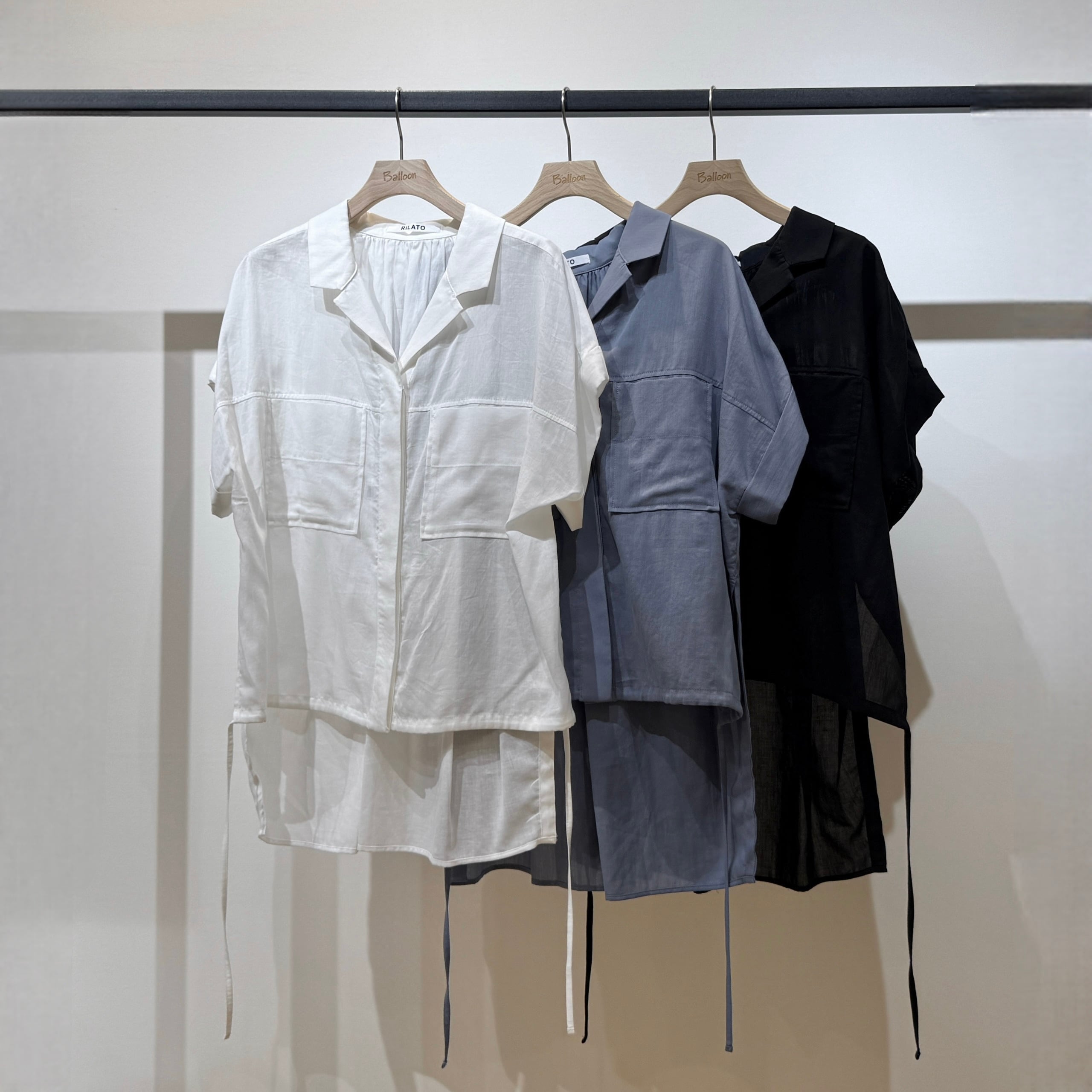 【オンライン限定】バックギャザーシャツ