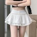 2色／リボンデザインティアードスカパン ・78596