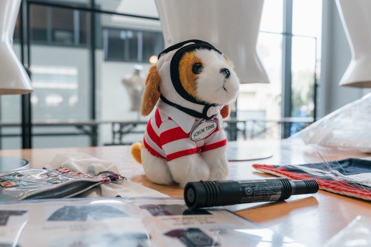 RUGBY DOG ぬいぐるみキーホルダー