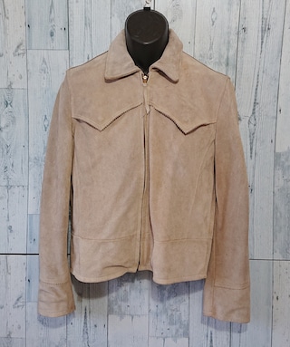 古着 Indian motocycle 【インディアンモトサイクル】スエードレザージャケットsizeL