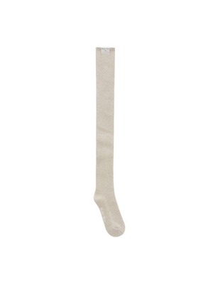 [MATIN KIM] WOOL BLENDED OVER KNEE SOCKS IN BEIGE