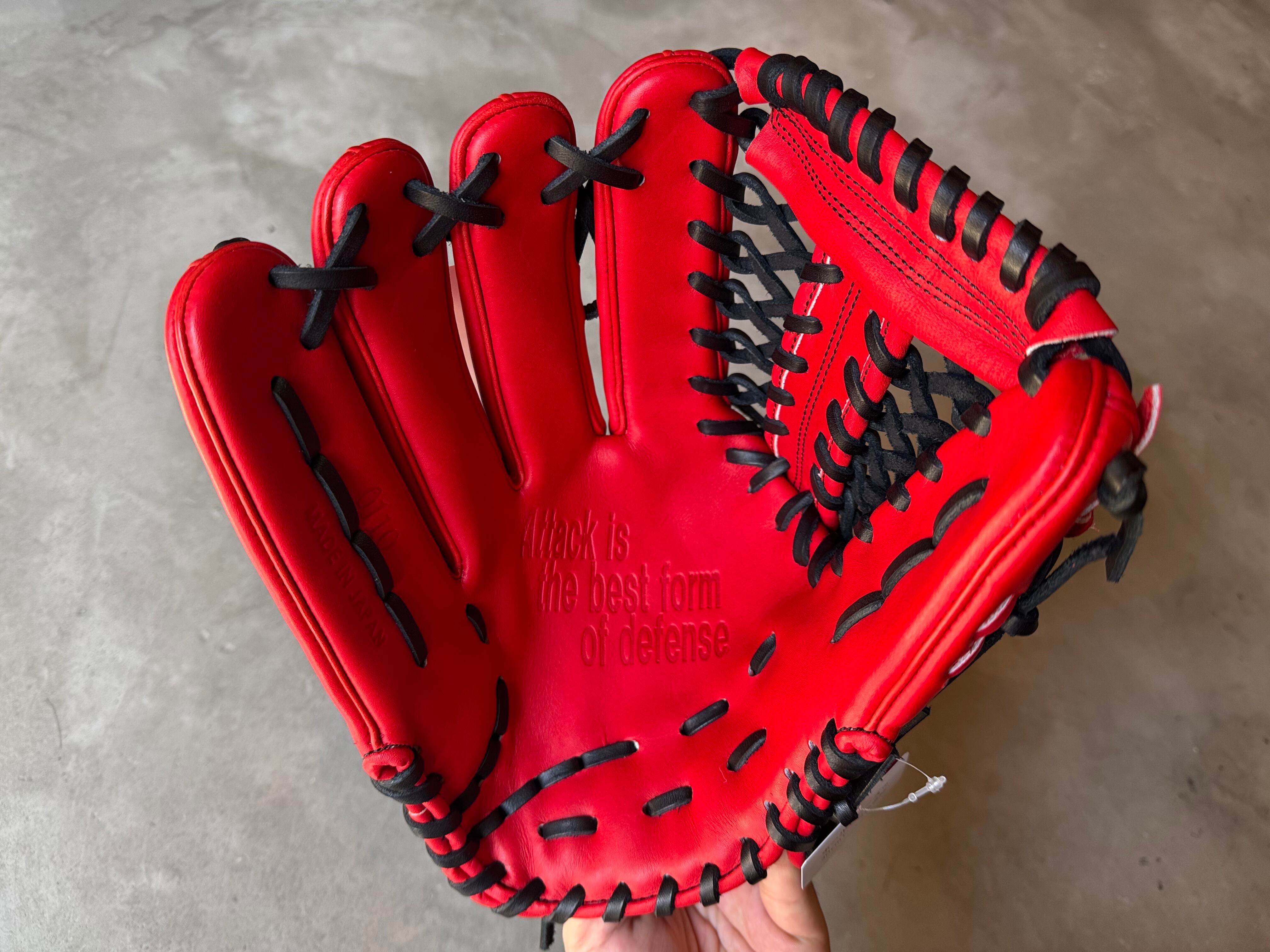 スペシャル刻印入り店舗別注モデル【D×M】硬式用グローブ 左投げ