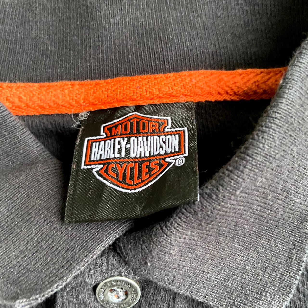 Harley-Davidson ハーレーダビッドソン ワンポイントロゴ刺繍 半袖
