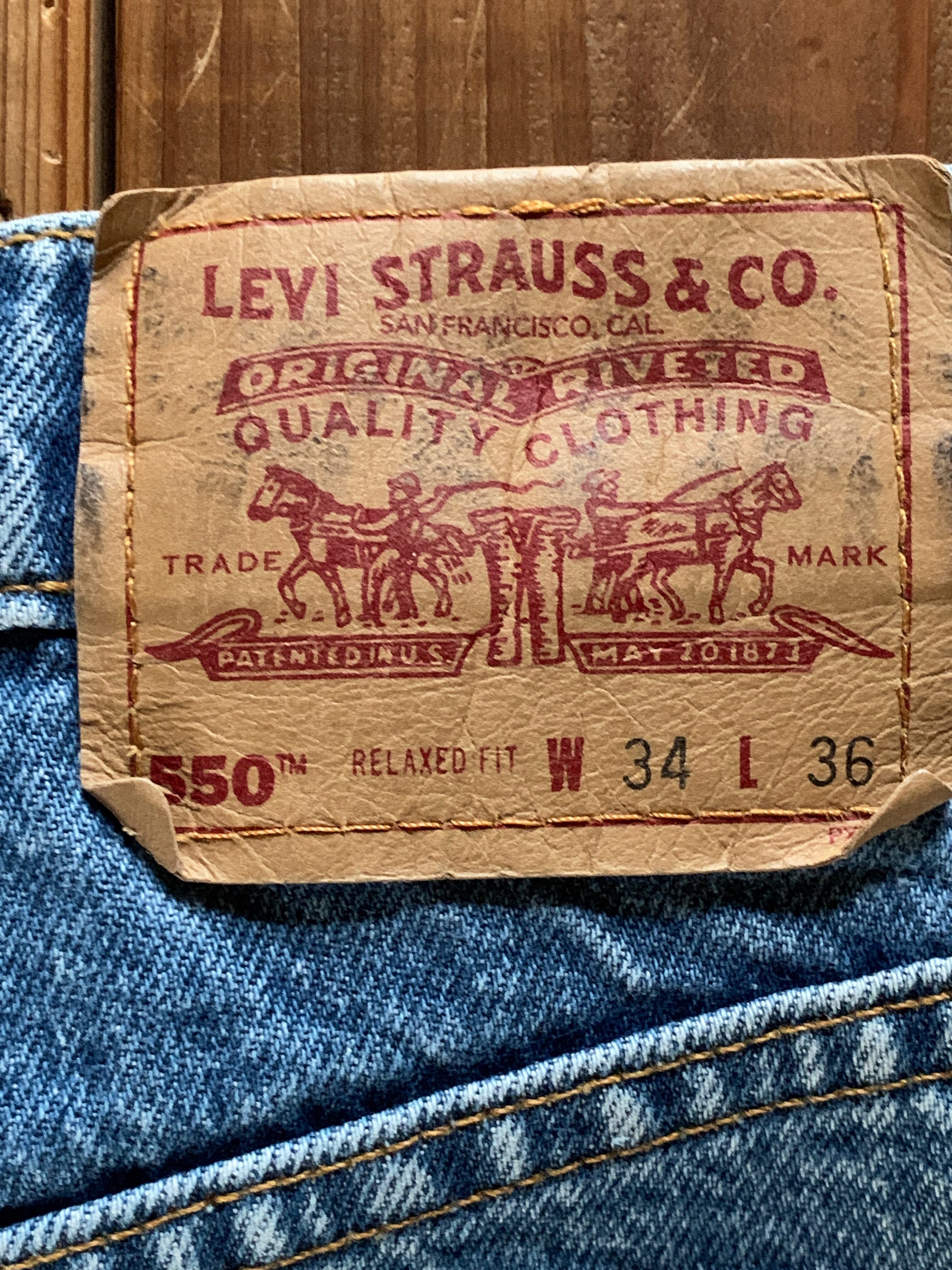 90's Levi's 550 デニムパンツ 表記(34x36) USA製