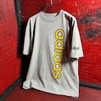 00s adidas ロゴTシャツ グレー トレフォイル アディダス