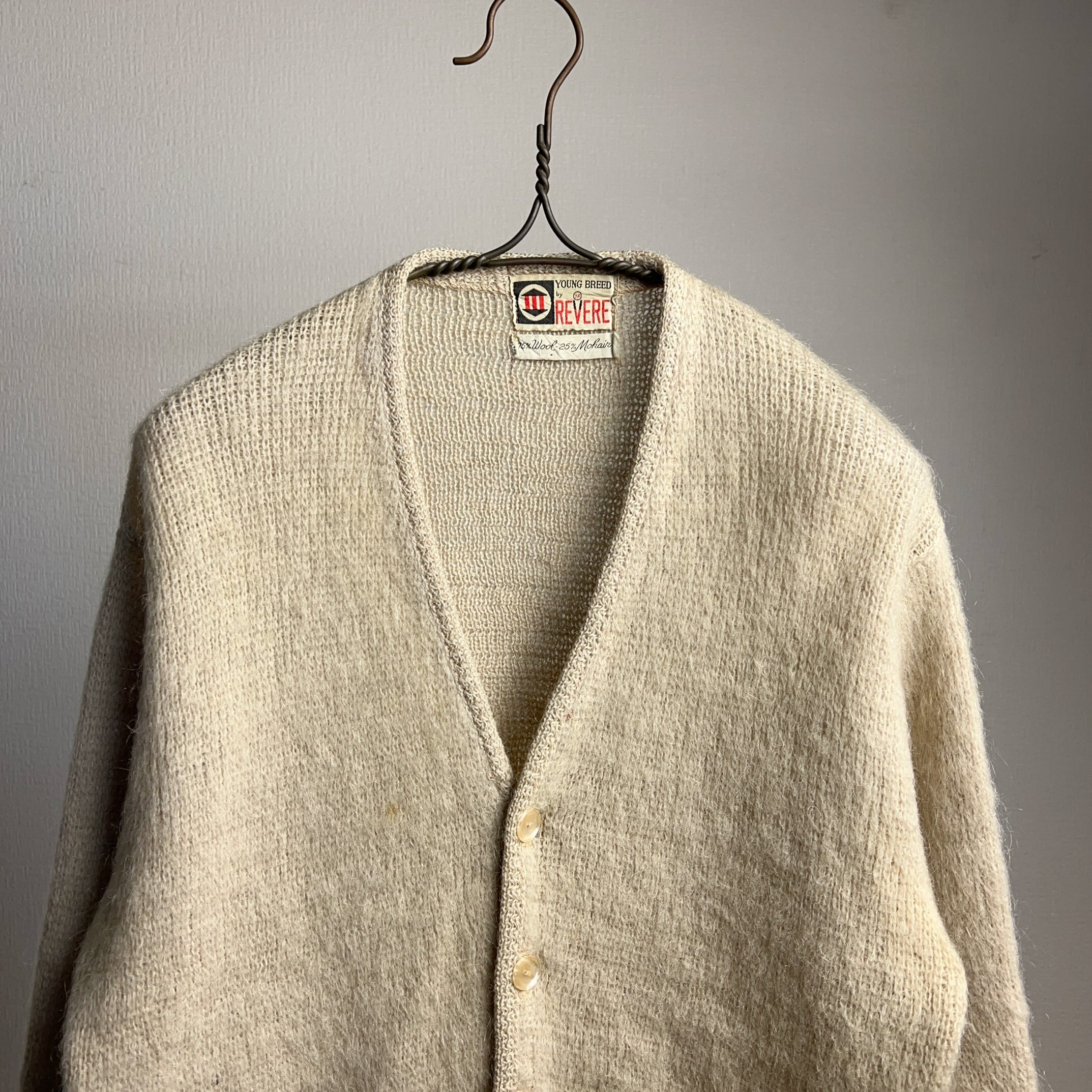 60s revere mohair cardigan