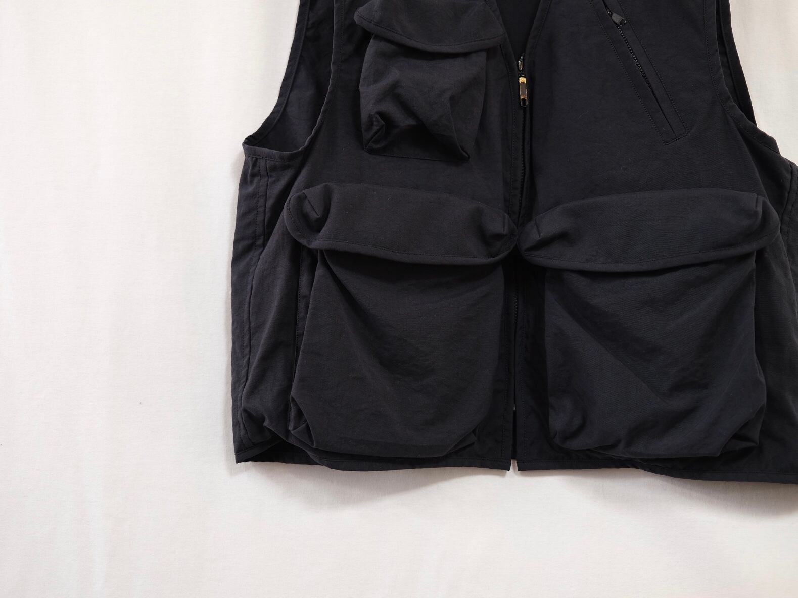 HOMELESS TAILOR”MILITARY VEST BLACK” | Lapel online store